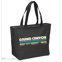 Grand Canyon Retro 80s Sunset Tote Bag thumb 2