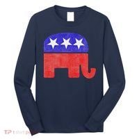 GOP Conservative Republican Elephant Presidential Election Long Sleeve Shirt thumb 0