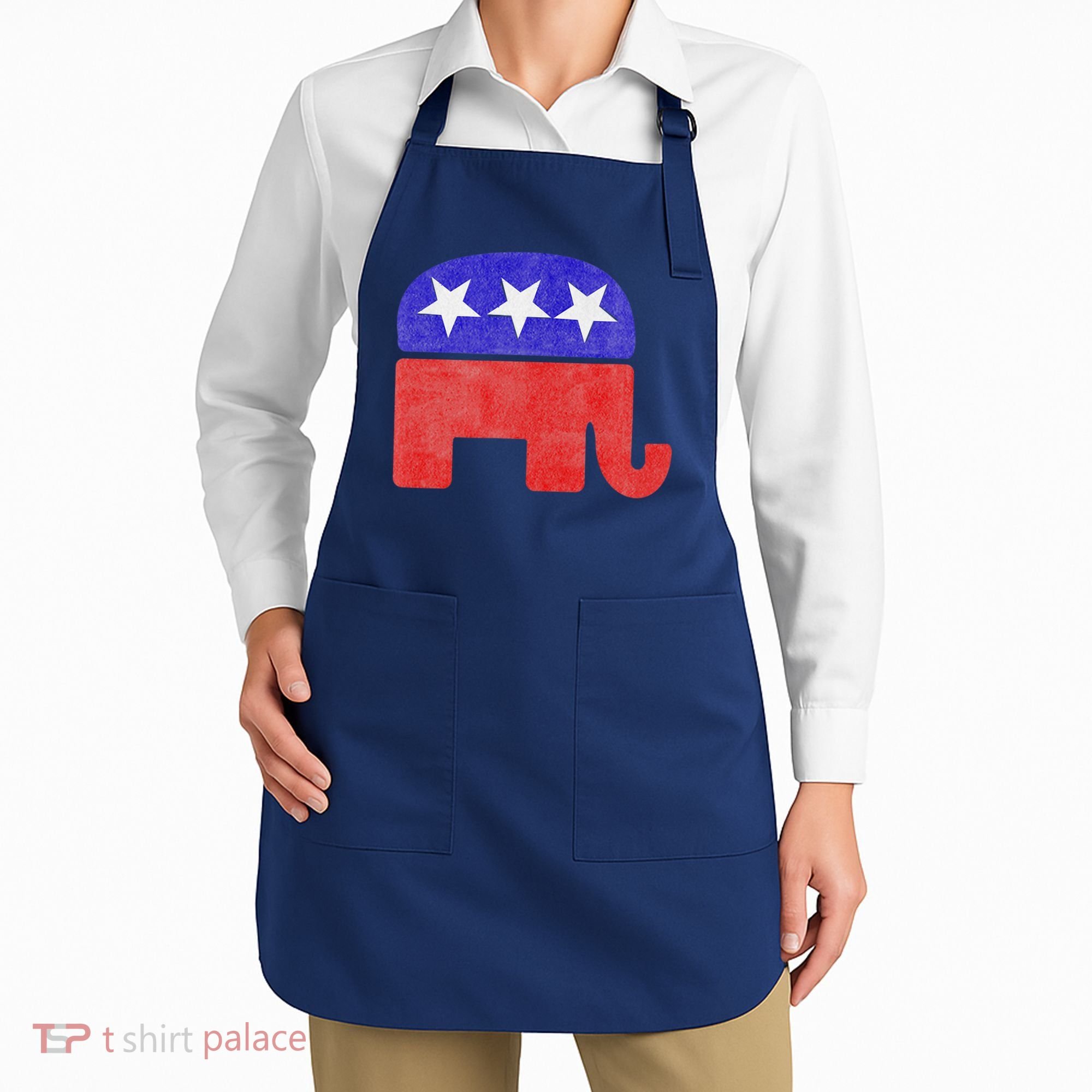 GOP Conservative Republican Elephant Presidential Election Apron