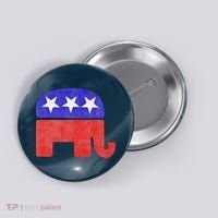 GOP Conservative Republican Elephant Presidential Election Button thumb 0