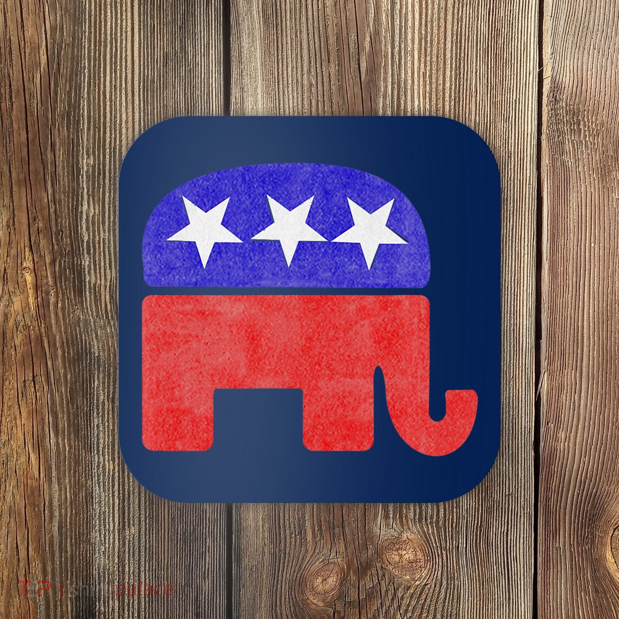 GOP Conservative Republican Elephant Presidential Election Coaster