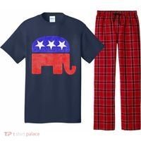 GOP Conservative Republican Elephant Presidential Election Pajama Set thumb 0