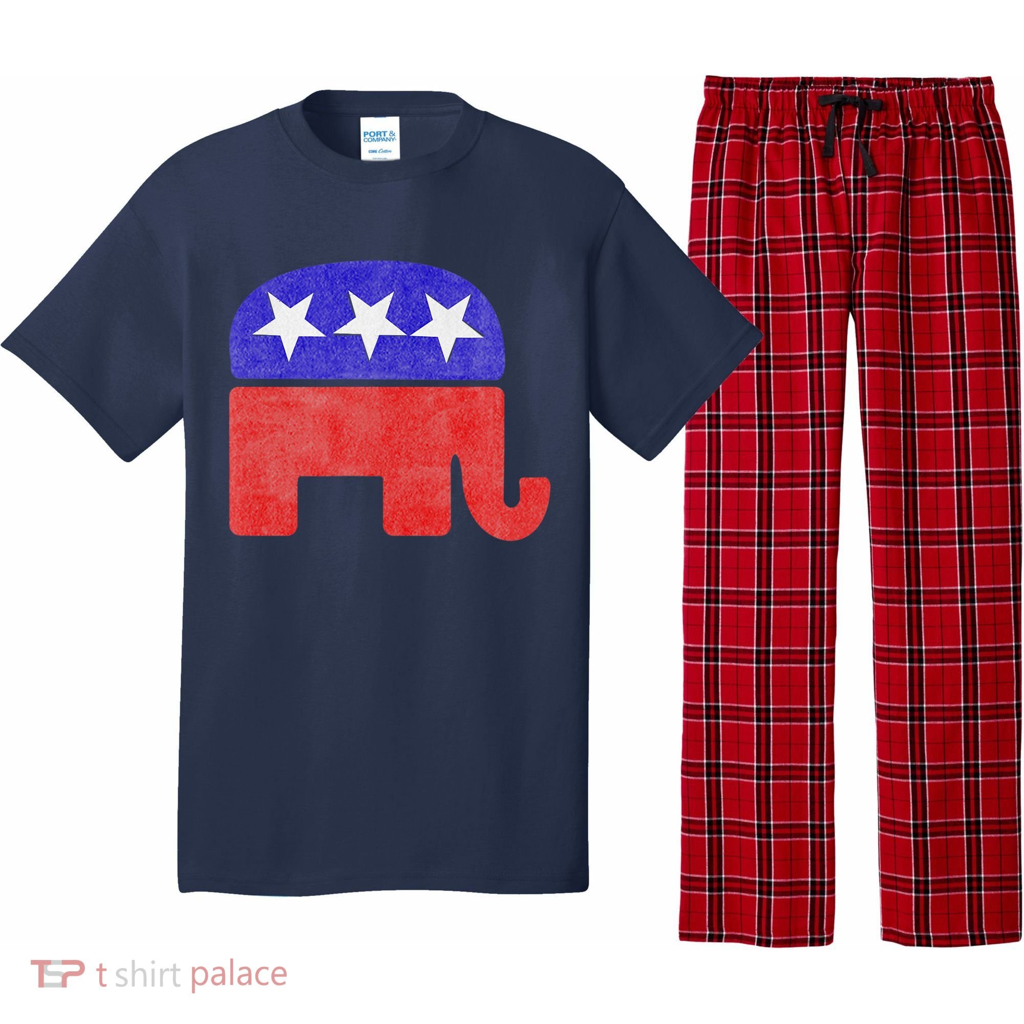 GOP Conservative Republican Elephant Presidential Election Pajama Set