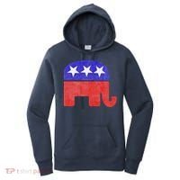GOP Conservative Republican Elephant Presidential Election Women's Hoodie thumb 0