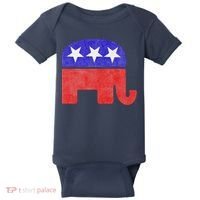 GOP Conservative Republican Elephant Presidential Election Baby Bodysuit thumb 0