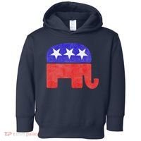 GOP Conservative Republican Elephant Presidential Election Toddler Hoodie thumb 0