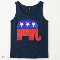 GOP Conservative Republican Elephant Presidential Election Tank Top thumb 2