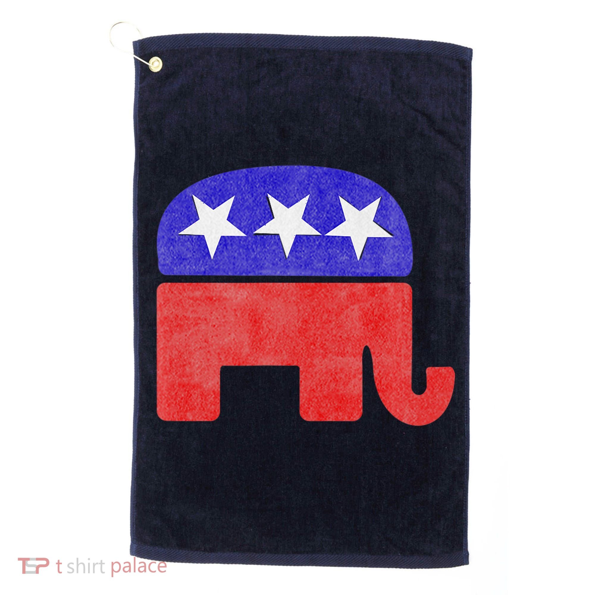 GOP Conservative Republican Elephant Presidential Election Golf Towel
