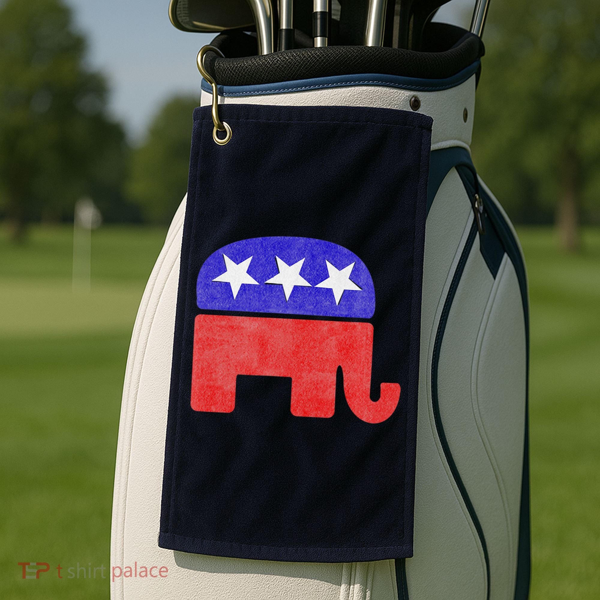 GOP Conservative Republican Elephant Presidential Election Golf Towel
