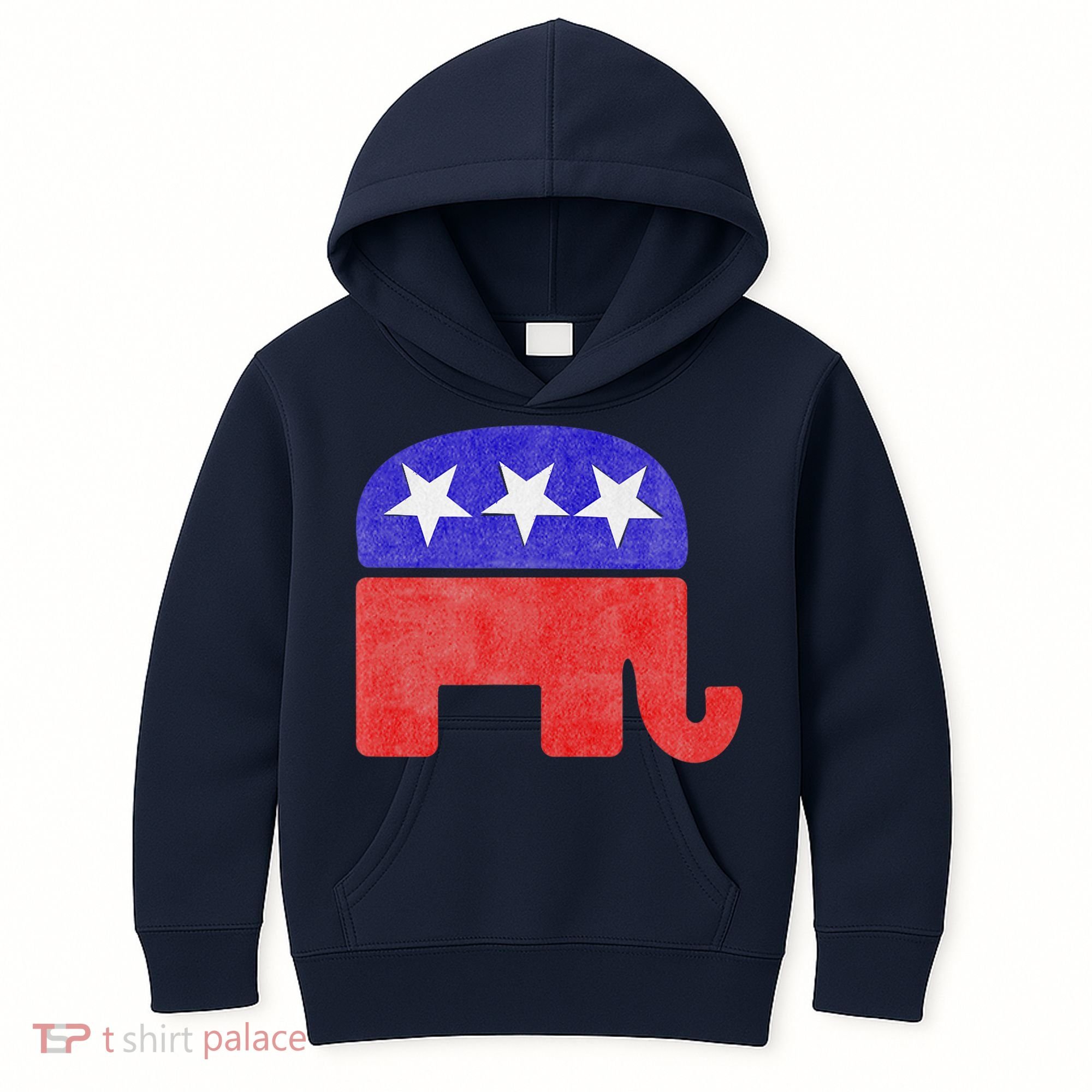 GOP Conservative Republican Elephant Presidential Election Kids Hoodie