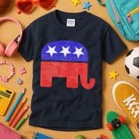 GOP Conservative Republican Elephant Presidential Election Kids T-Shirt thumb 3
