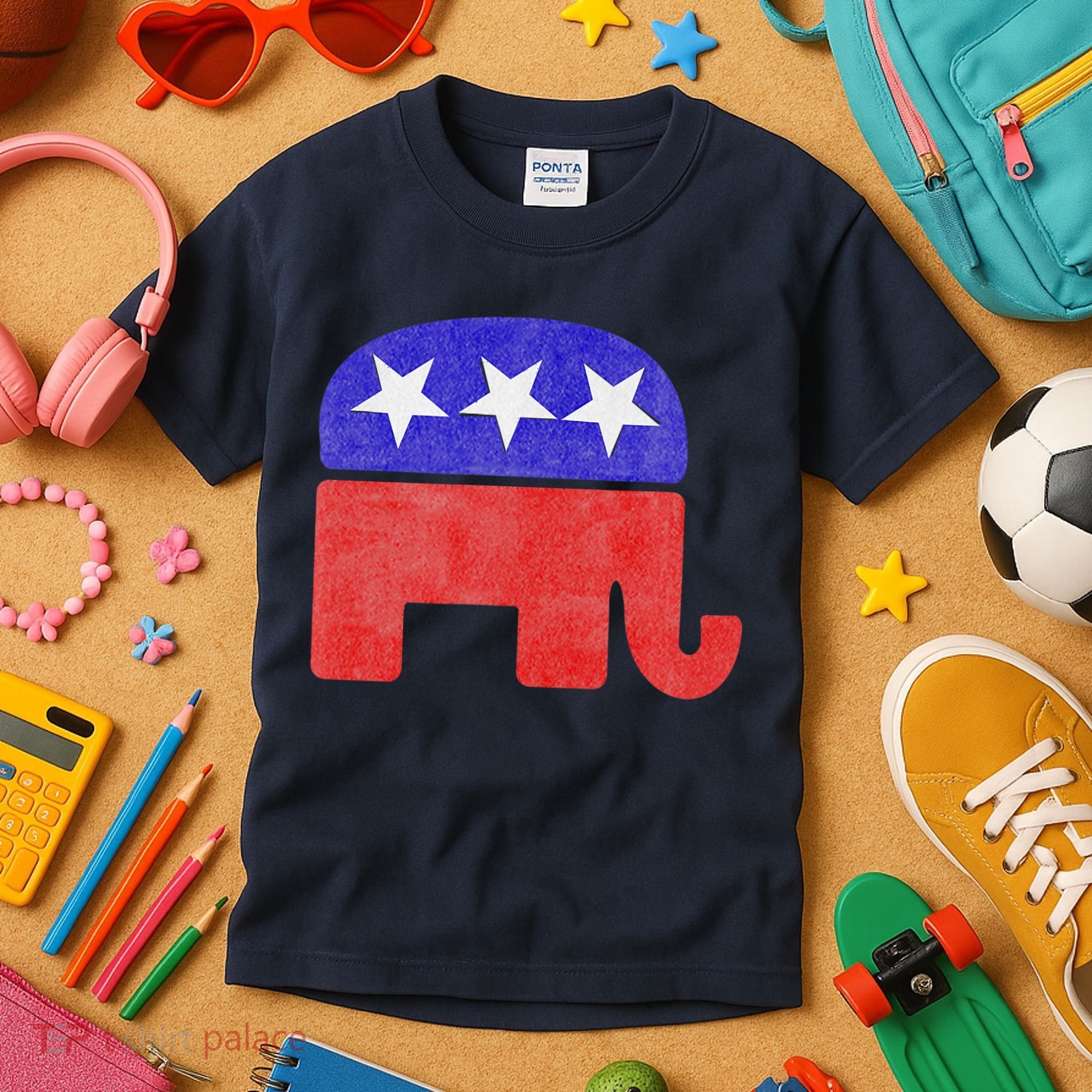 GOP Conservative Republican Elephant Presidential Election Kids T-Shirt