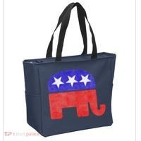 GOP Conservative Republican Elephant Presidential Election Tote Bag thumb 2