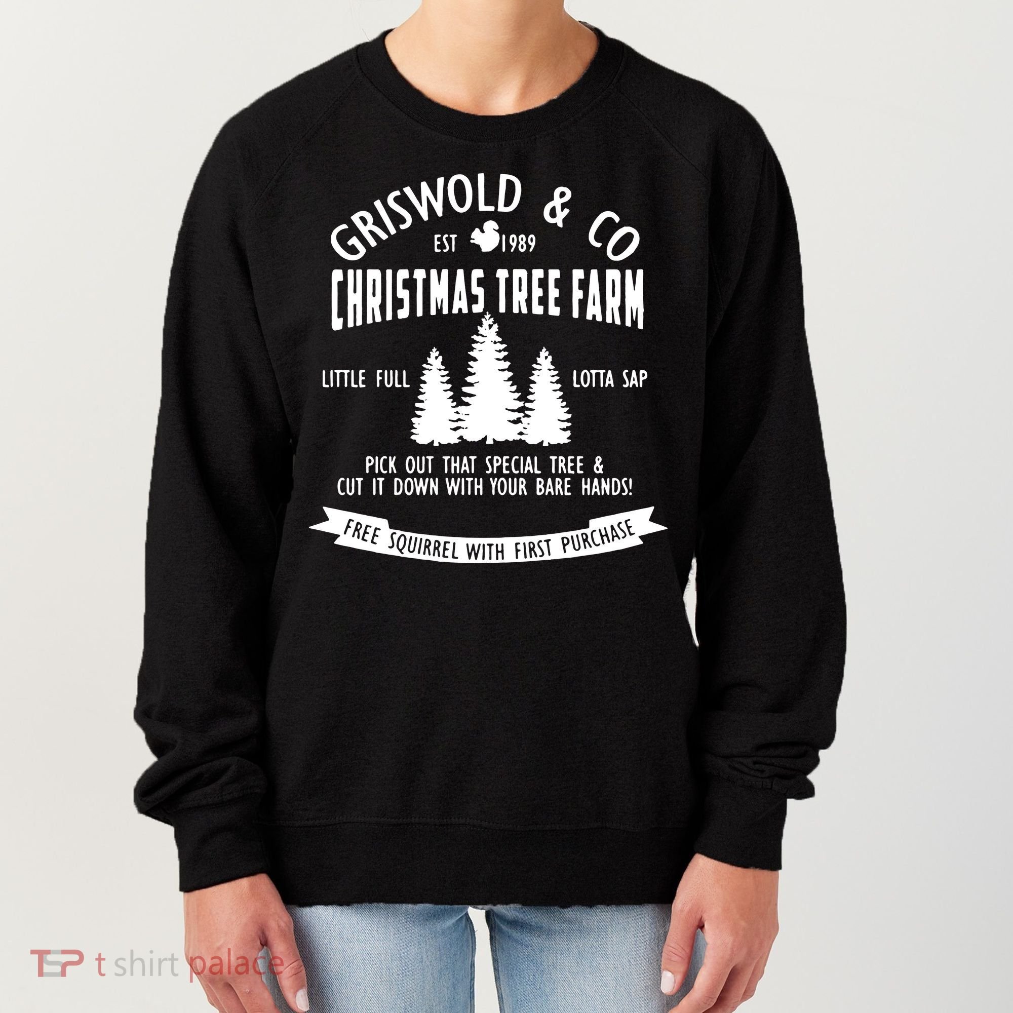 Griswold Co Shirt Christmas Tree Farm Christmas Vacation Women's Sweatshirt