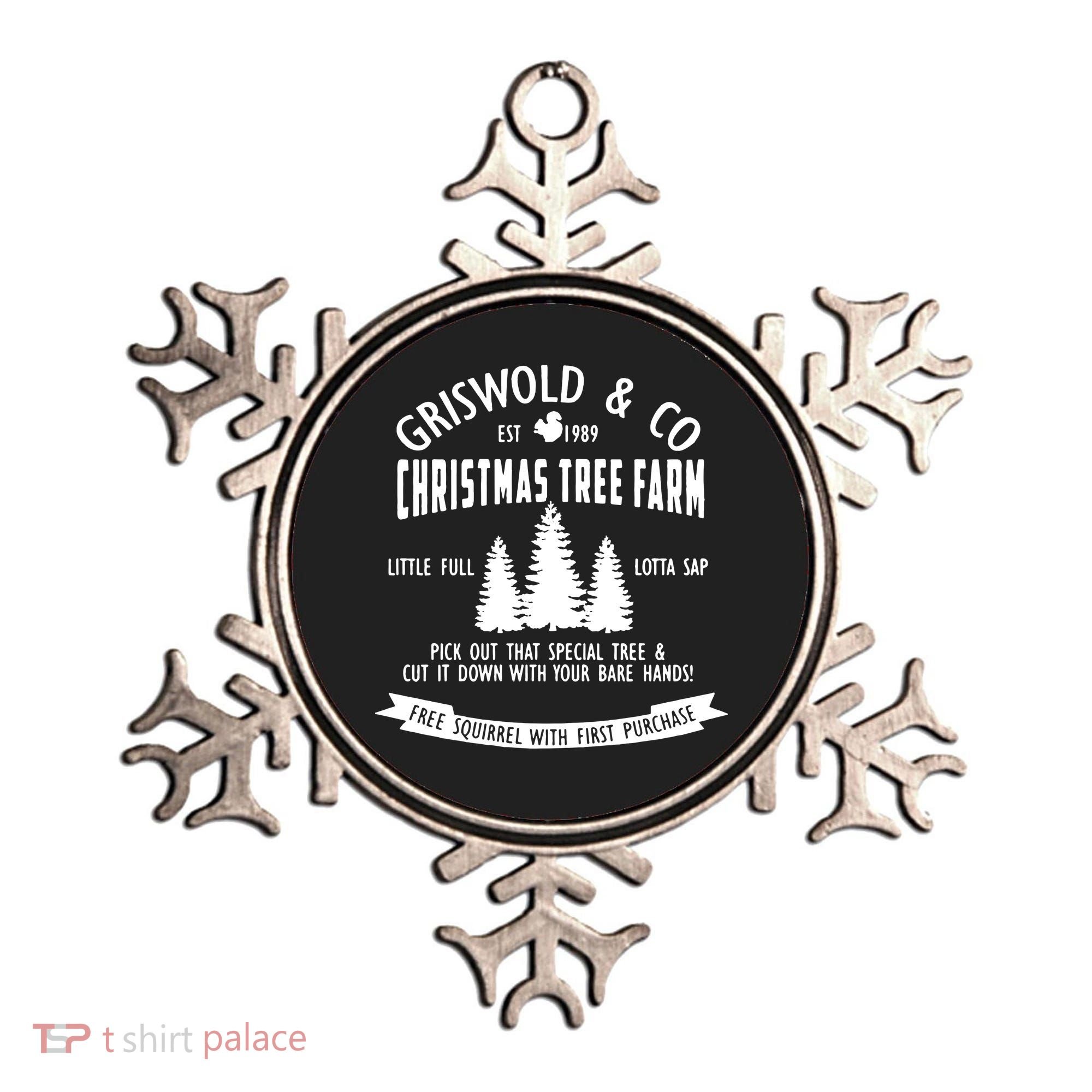 Griswold Co Shirt Christmas Tree Farm Christmas Vacation Ornament
