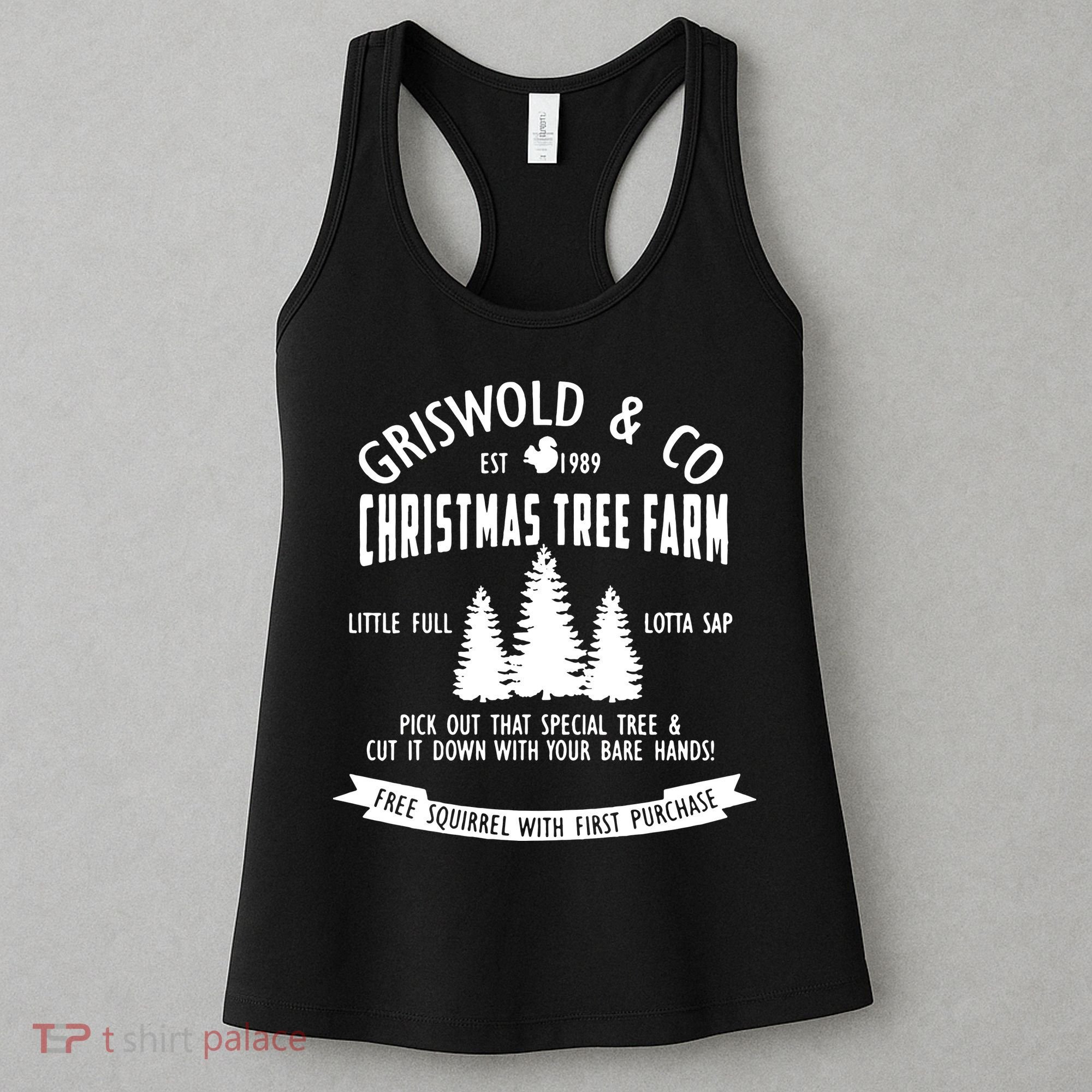 Griswold Co Shirt Christmas Tree Farm Christmas Vacation Women's Tank Top