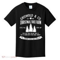 Griswold Co Shirt Christmas Tree Farm Christmas Vacation Kids T-Shirt thumb 0
