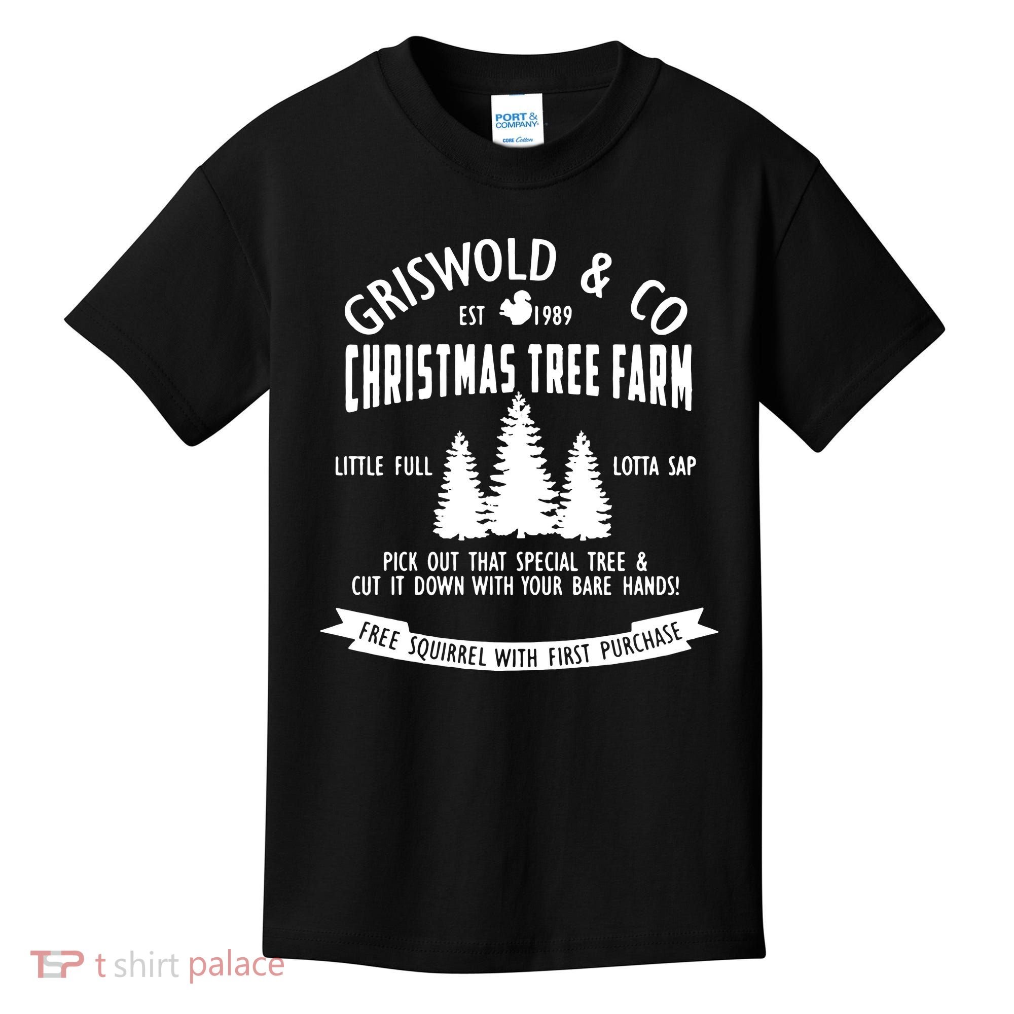 Griswold Co Shirt Christmas Tree Farm Christmas Vacation Kids T-Shirt