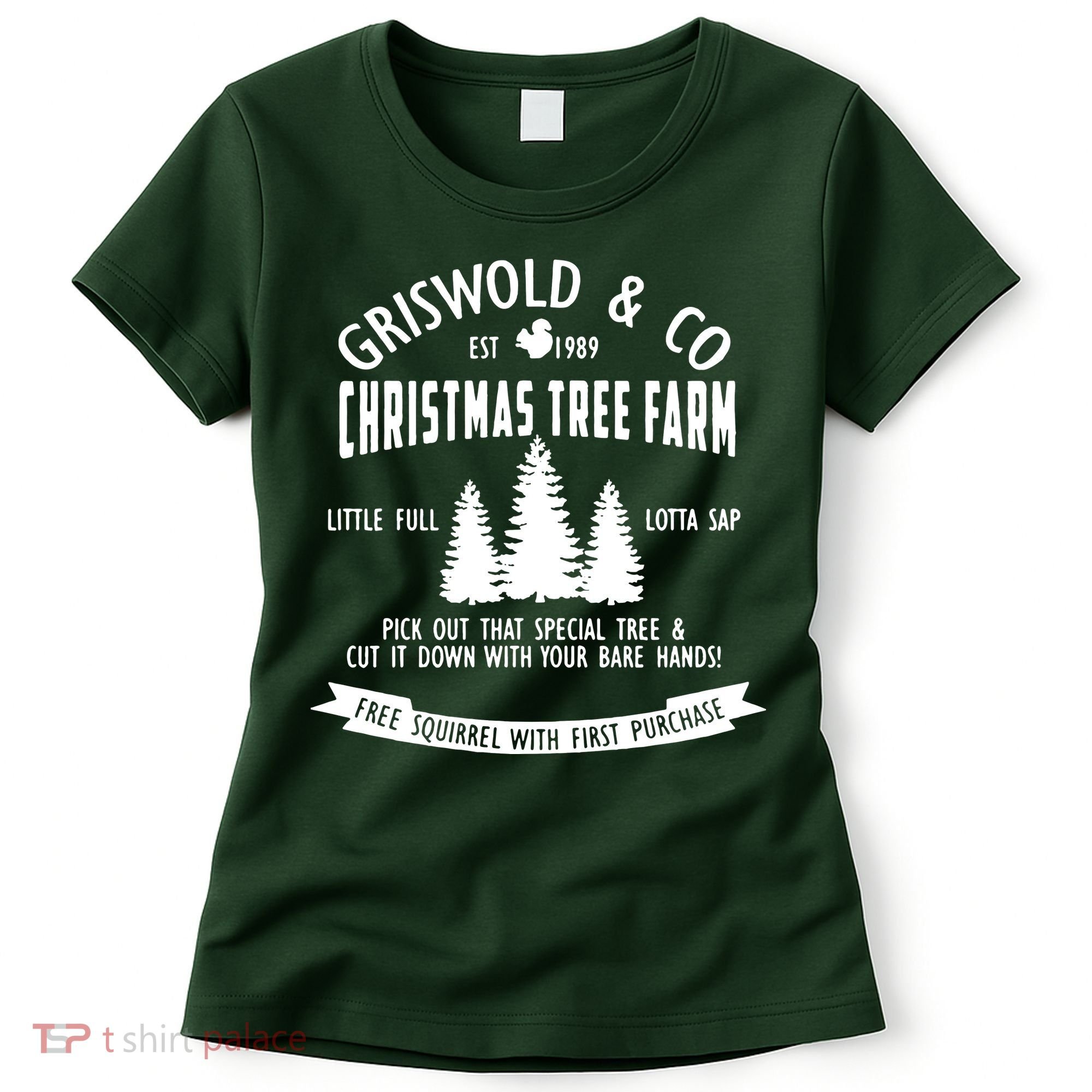 Griswold Co Shirt Christmas Tree Farm Christmas Vacation Women's T-Shirt