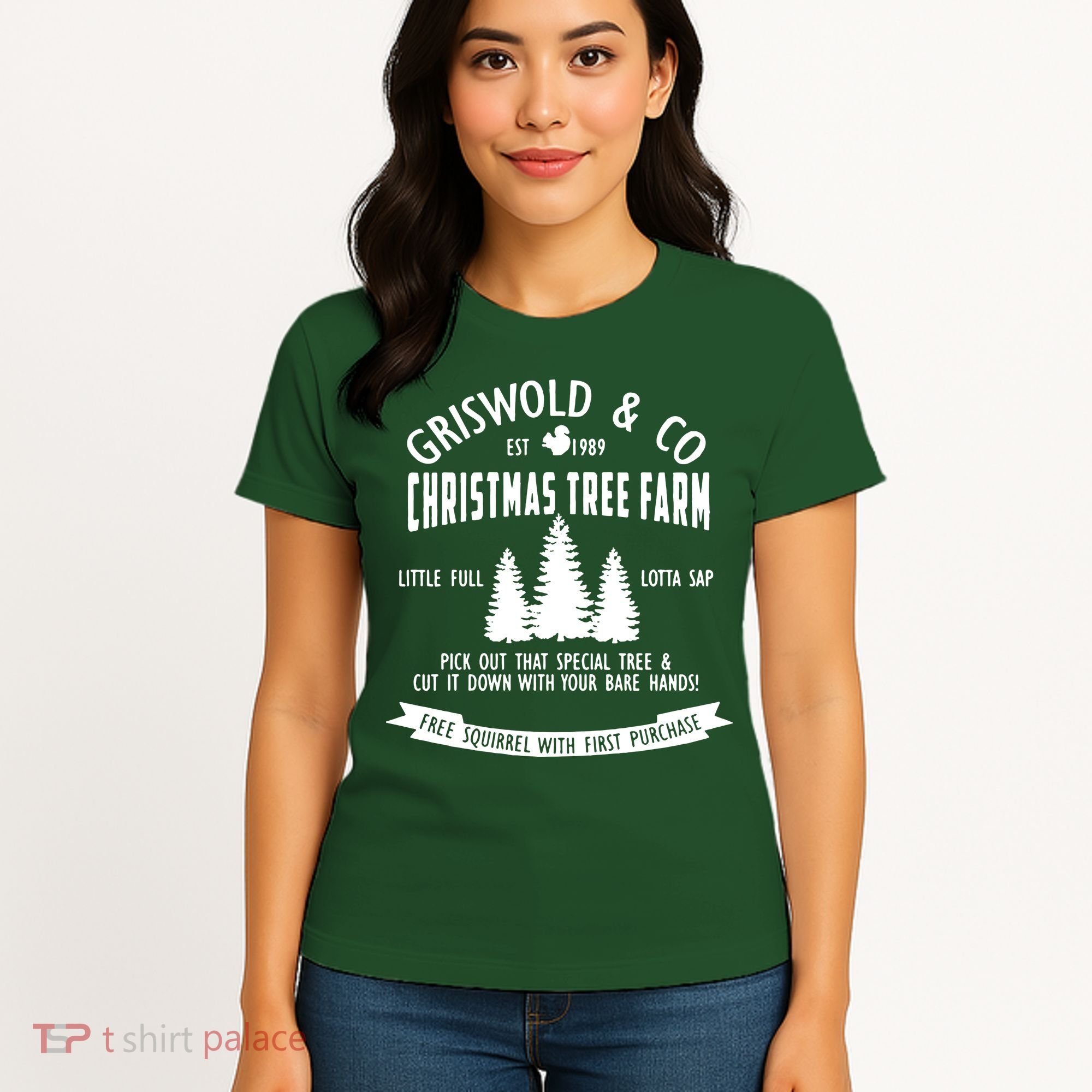 Griswold Co Shirt Christmas Tree Farm Christmas Vacation Women's T-Shirt