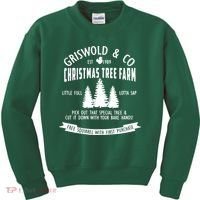 Griswold Co Shirt Christmas Tree Farm Christmas Vacation Kids Sweatshirt thumb 0