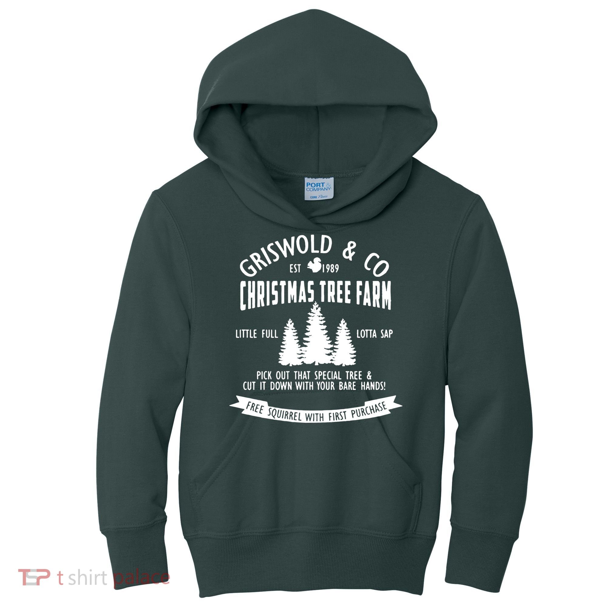 Griswold Co Shirt Christmas Tree Farm Christmas Vacation Kids Hoodie