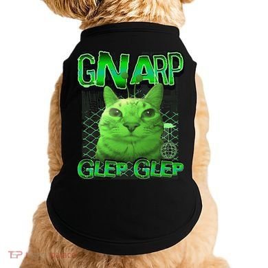 Gnarp Cat Silly Alien Cat Meme Brainrot Gen Z Meme Doggie Tank