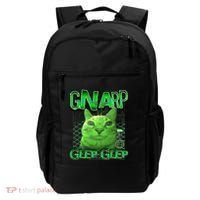 Gnarp Cat Silly Alien Cat Meme Brainrot Gen Z Meme Backpack thumb 0