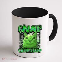 Gnarp Cat Silly Alien Cat Meme Brainrot Gen Z Meme Coffee Mug thumb 1