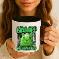 Gnarp Cat Silly Alien Cat Meme Brainrot Gen Z Meme Coffee Mug thumb 3