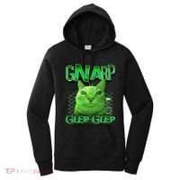 Gnarp Cat Silly Alien Cat Meme Brainrot Gen Z Meme Women's Hoodie thumb 0