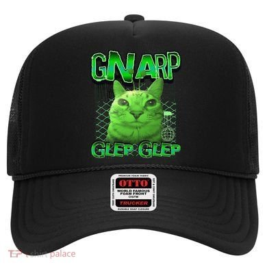 Gnarp Cat Silly Alien Cat Meme Brainrot Gen Z Meme Hat