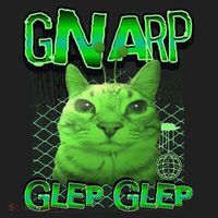 Gnarp Cat Silly Alien Cat Meme Brainrot Gen Z Meme Golf Towel thumb 3