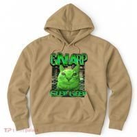Gnarp Cat Silly Alien Cat Meme Brainrot Gen Z Meme Hoodie thumb 0