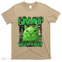 Gnarp Cat Silly Alien Cat Meme Brainrot Gen Z Meme T-Shirt thumb 0