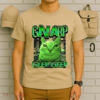 Gnarp Cat Silly Alien Cat Meme Brainrot Gen Z Meme T-Shirt thumb 6