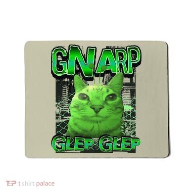Gnarp Cat Silly Alien Cat Meme Brainrot Gen Z Meme Mousepad