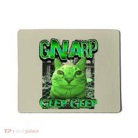 Gnarp Cat Silly Alien Cat Meme Brainrot Gen Z Meme Mousepad thumb 0