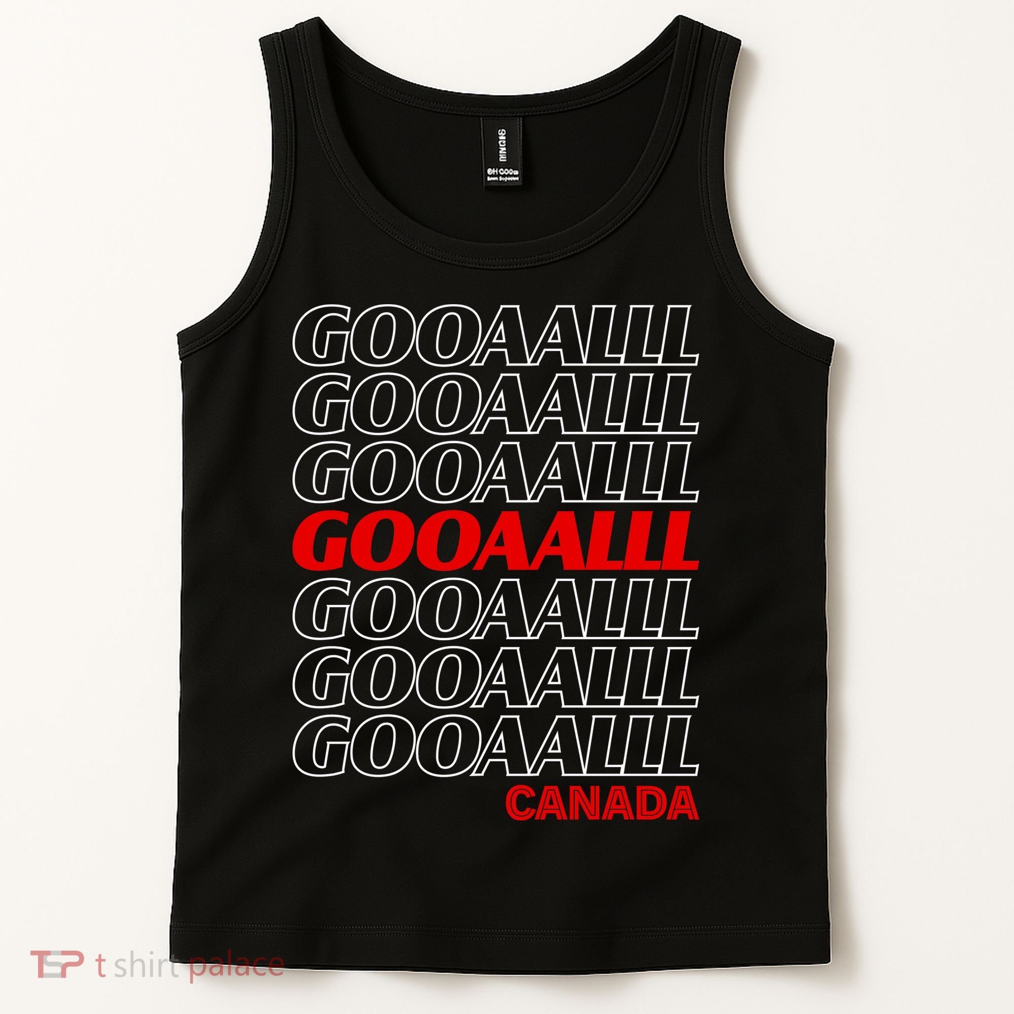 GOOOOALLL Canada Soccer Fan Apparel for Game Day Tank Top