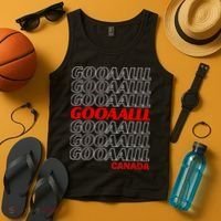 GOOOOALLL Canada Soccer Fan Apparel for Game Day Tank Top thumb 4