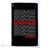 GOOOOALLL Canada Soccer Fan Apparel for Game Day Golf Towel thumb 0