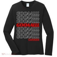 GOOOOALLL Canada Soccer Fan Apparel for Game Day Women's Long Sleeve Shirt thumb 0