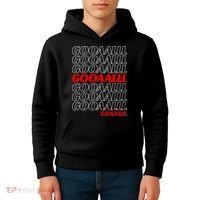 GOOOOALLL Canada Soccer Fan Apparel for Game Day Kids Hoodie thumb 4