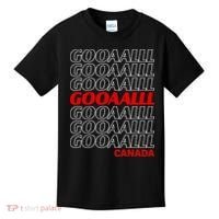 GOOOOALLL Canada Soccer Fan Apparel for Game Day Kids T-Shirt thumb 0