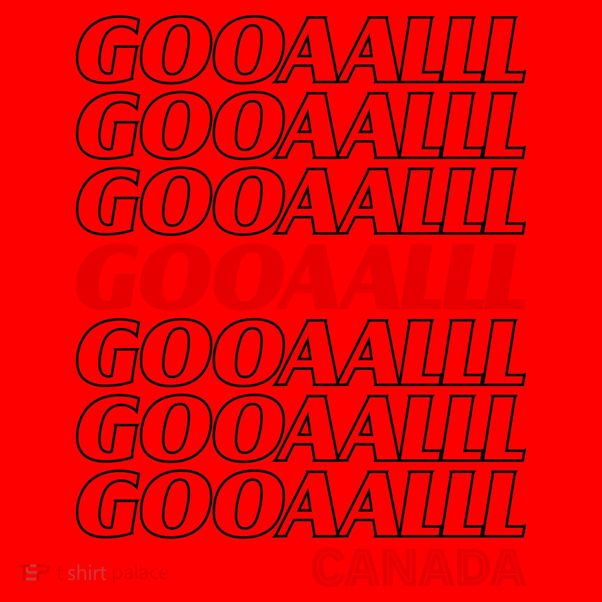 GOOOOALLL Canada Soccer Fan Apparel for Game Day Santa Hat