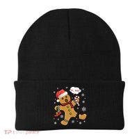 Gingerbread Cookie Santa Hat Oh Snap Funny Christmas Gift Beanie thumb 0