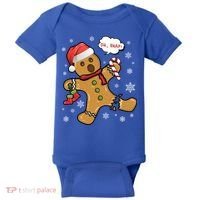 Gingerbread Cookie Santa Hat Oh Snap Funny Christmas Gift Baby Bodysuit thumb 0