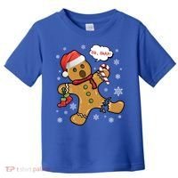 Gingerbread Cookie Santa Hat Oh Snap Funny Christmas Gift Toddler T-Shirt thumb 0