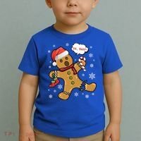 Gingerbread Cookie Santa Hat Oh Snap Funny Christmas Gift Toddler T-Shirt thumb 2