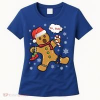 Gingerbread Cookie Santa Hat Oh Snap Funny Christmas Gift Women's T-Shirt thumb 0